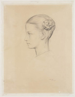 TvB T 762
<br/>
Portret van Jkvr. Susanna Frida Teding van Berkhout, in profiel naar links
<br/>
<em>Vaes, Walter (1882-1958)</em>